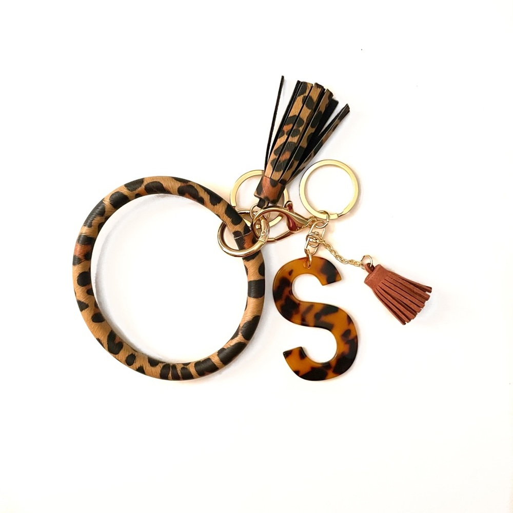 Bangle Keychain with Initial - Picture 3 of 5
